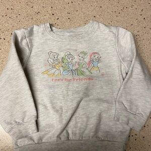 Disney Princess Gray Sweatshirt